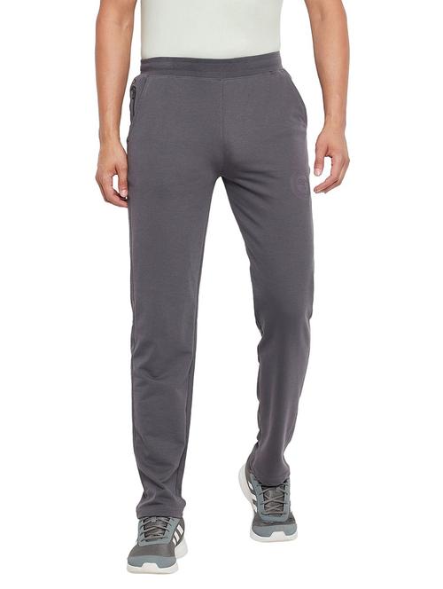 grey solid ankle length track pant - 19342954 - Very Small Image - 1