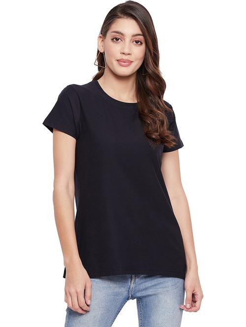 women's plain round neck t-shirt - 19343028 - Very Small Image - 1