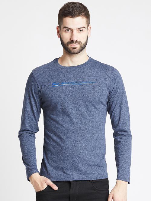 men cotton long sleeves t-shirt - 19343199 - Very Small Image - 1