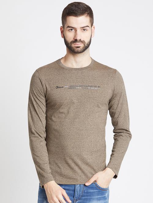men cotton long sleeves t-shirt - 19343200 - Very Small Image - 1
