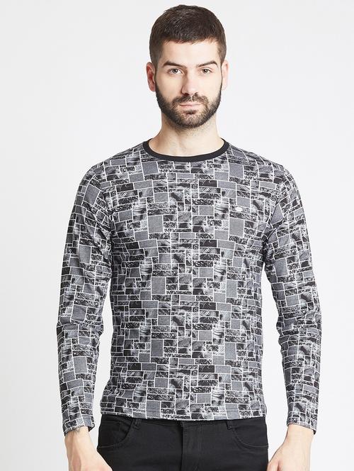 men cotton long sleeves t-shirt - 19343216 - Very Small Image - 1