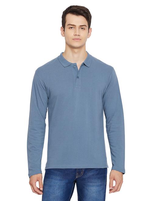 men cotton long sleeves t-shirt - 19343306 - Very Small Image - 1