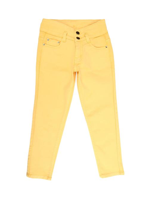 solids cotton casual trouser - 19343394 - Very Small Image - 1