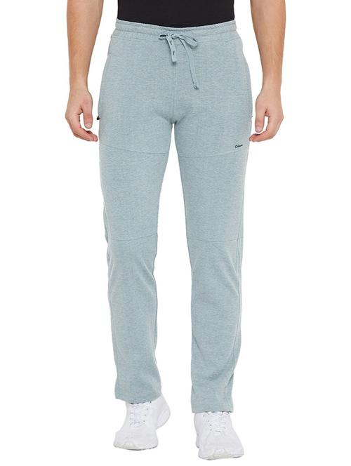 blue solid ankle length track pant - 19344270 - Very Small Image - 1