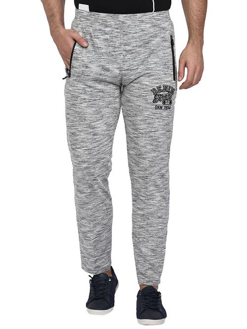 grey solid ankle length track pant - 19344291 - Very Small Image - 1