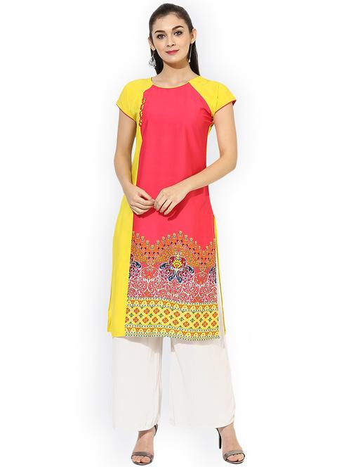 women's straight kurta - 19346007 - Very Small Image - 1