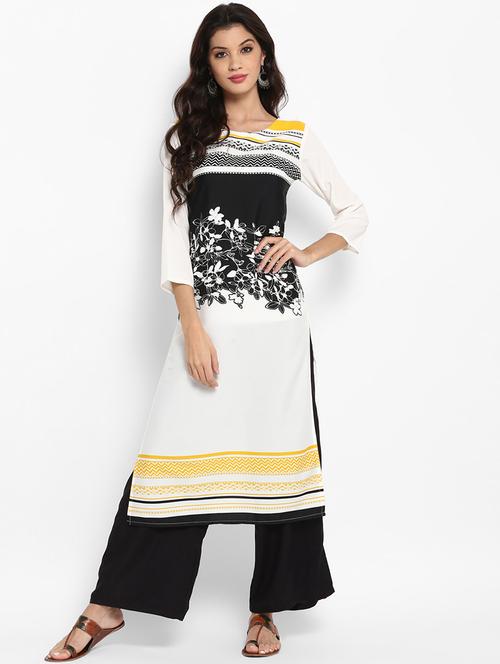 women's straight kurta - 19346034 - Very Small Image - 1