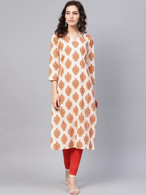 women's straight kurta - 19346775 - Very Small Image - 1