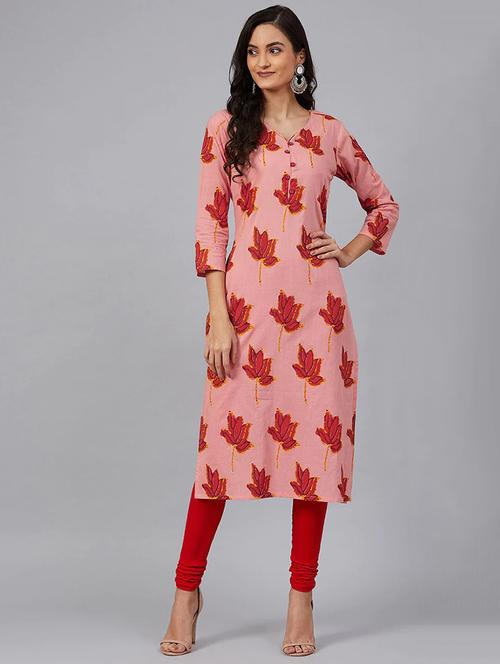 women's straight kurta - 19347211 - Very Small Image - 1