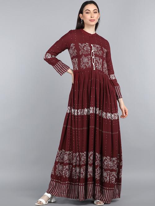 women's flared kurta - 19348763 - Very Small Image - 1