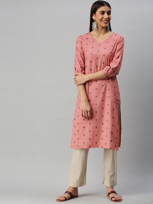 striped straight kurta - 19348945 - Very Small Image - 1