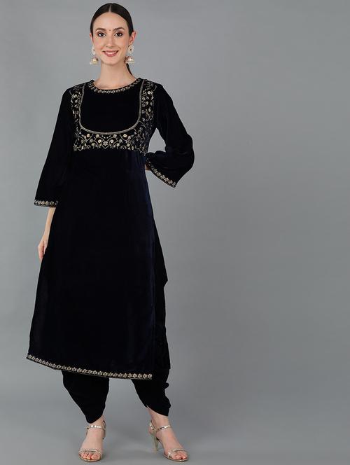 printed a-line kurta - 19349064 - Very Small Image - 1