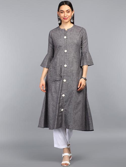 women's a-line kurta - 19349087 - Very Small Image - 1
