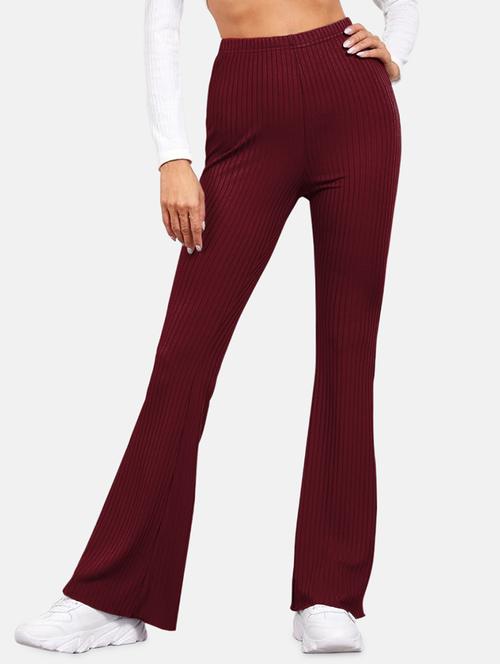 women solid bootcut trouser - 19349103 - Very Small Image - 1