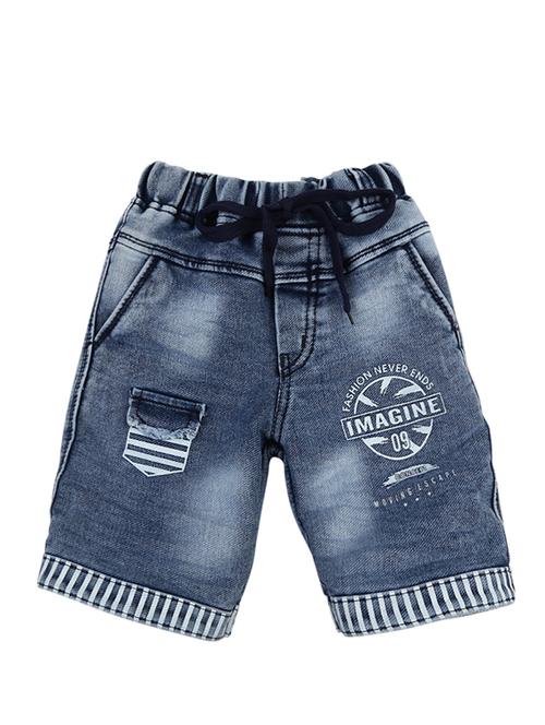 denim solids shorts - 19349582 - Very Small Image - 1