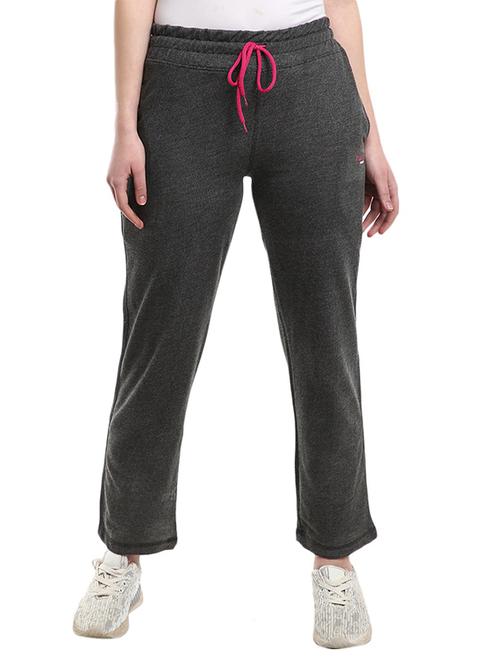 grey solid track pant - 19350520 - Very Small Image - 1