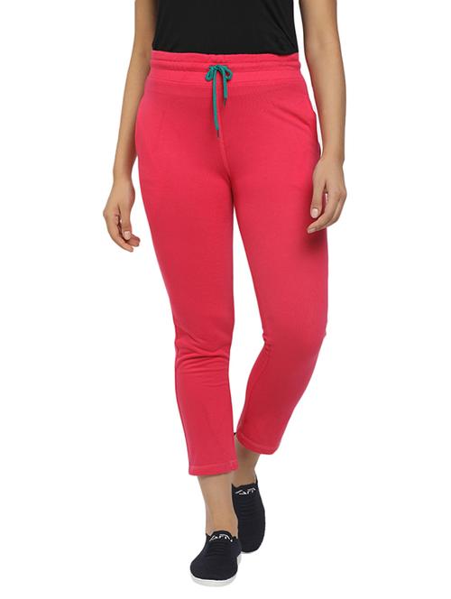 pink solid track pant - 19350524 - Very Small Image - 1