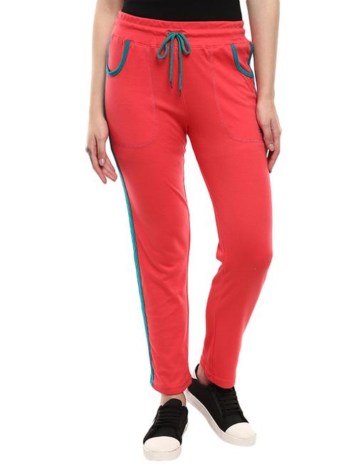 orange solid track pant - 19350528 - Very Small Image - 1