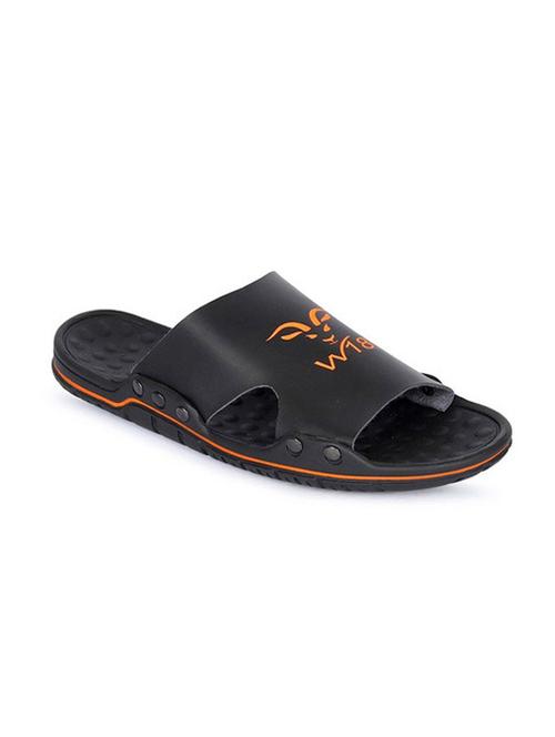 orange fabric slip on slippers - 19351807 - Very Small Image - 1
