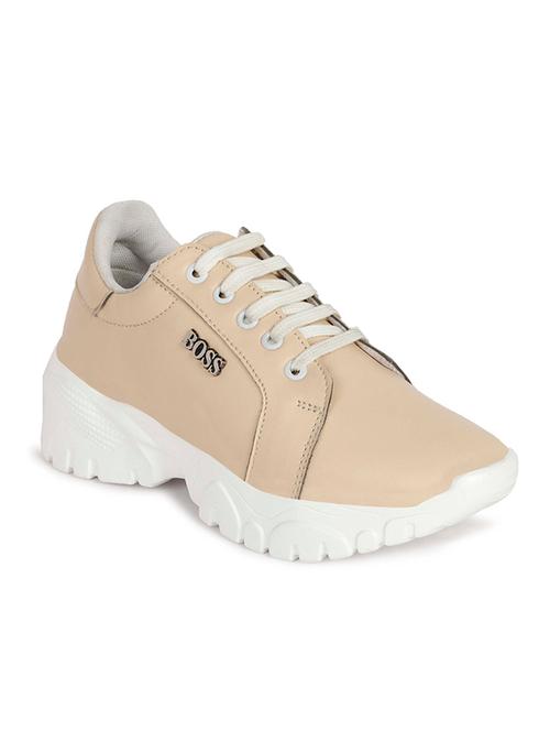pink leatherette laceup casual shoes - 19353400 - Very Small Image - 1