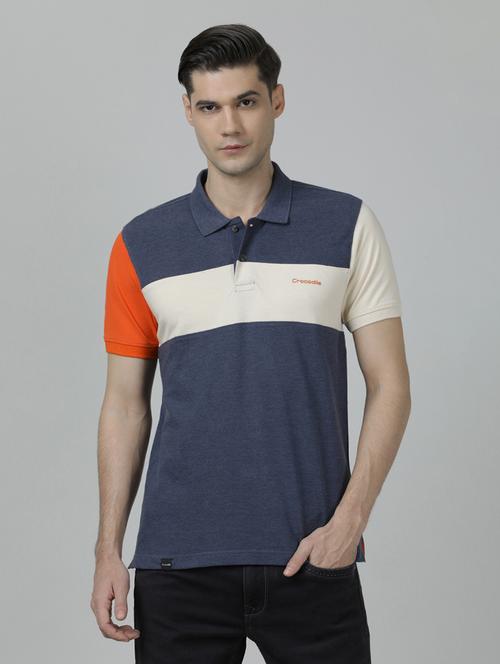 cotton color block t-shirts - 19353417 - Very Small Image - 1