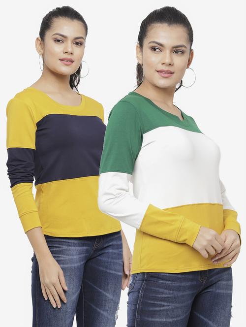 women's t-shirt combo - 19353453 - Very Small Image - 1