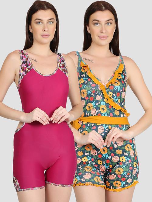 pack of 2 swimsuits - 19353685 - Very Small Image - 1