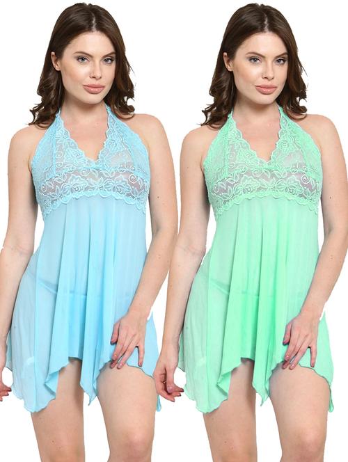 pack of 2 lace detailed babydoll - 19353712 - Very Small Image - 1