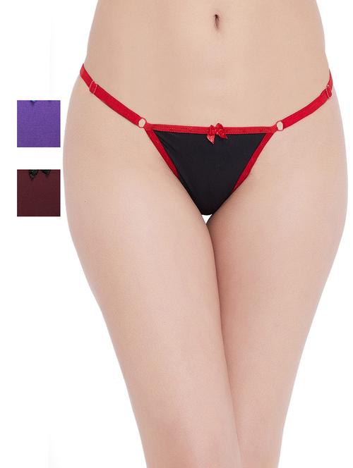 pack of 3 thongs panty - 19354000 - Very Small Image - 1