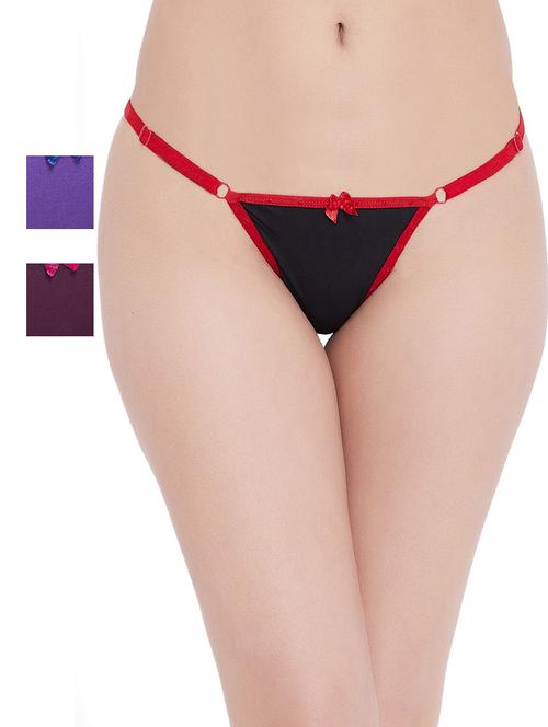 pack of 3 thongs panty - 19354002 - Very Small Image - 1