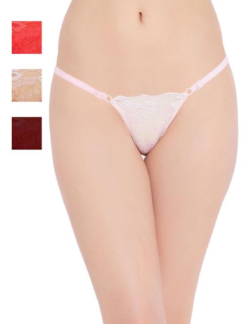 pack of 4 thongs panty - 19354055 - Very Small Image - 1