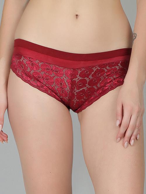 lace detailed boy shorts panty - 19354247 - Very Small Image - 1