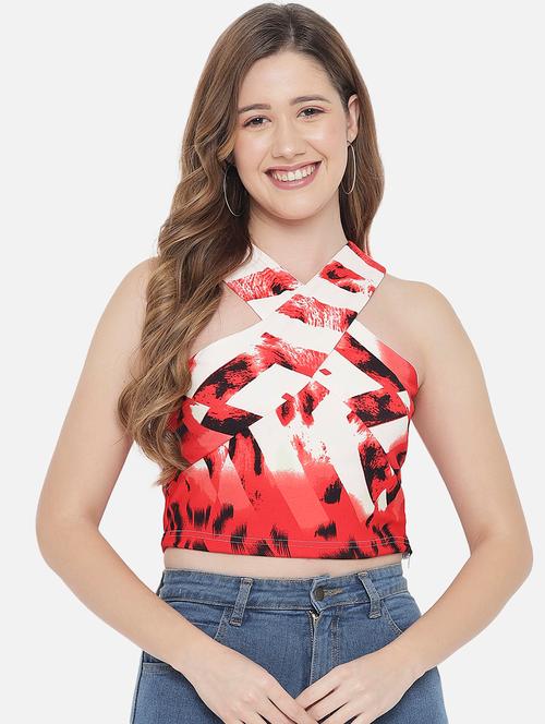 red printed regular top - 19354483 - Very Small Image - 1