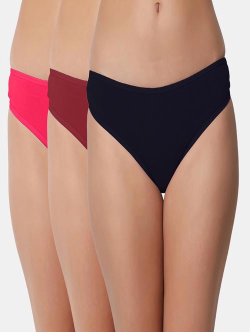 pack of 3 thong panty - 19354602 - Very Small Image - 1