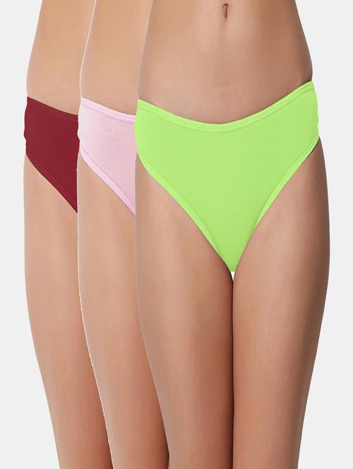 pack of 3 thong panty - 19354717 - Very Small Image - 1