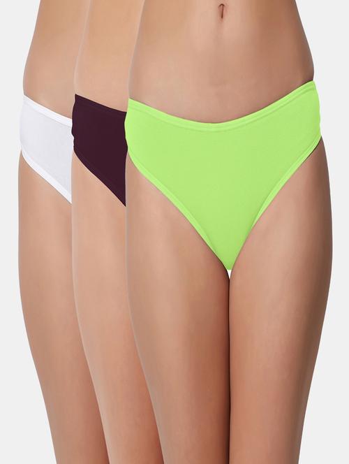 pack of 3 thong panty - 19354787 - Very Small Image - 1