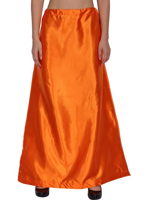 orange solid a-line petticoat - 19355035 - Very Small Image - 1