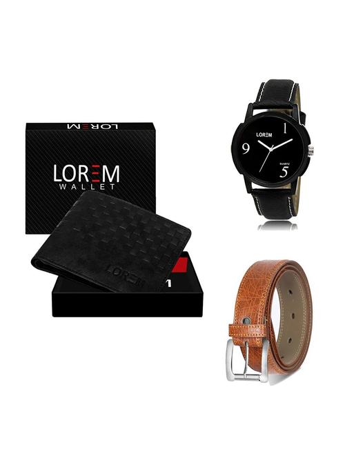 belt, wallet & watch gift combo - 19355729 - Very Small Image - 1
