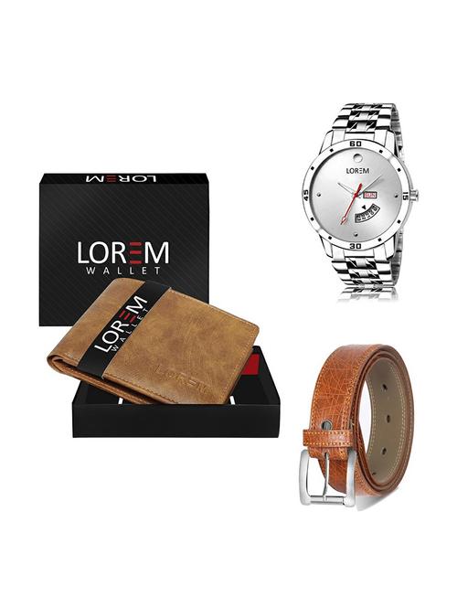 belt, wallet & watch gift combo - 19355973 - Very Small Image - 1