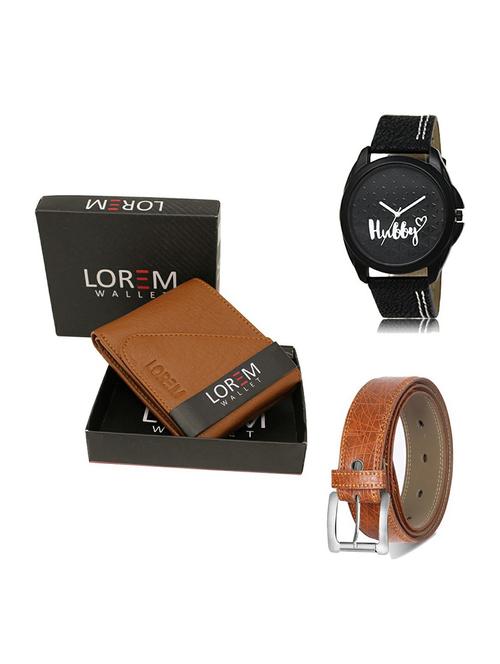 belt, wallet & watch gift combo - 19357267 - Very Small Image - 1