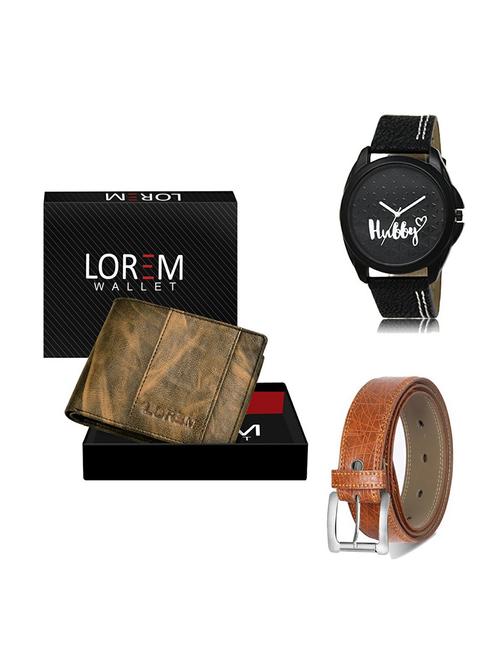 belt, wallet & watch gift combo - 19357285 - Very Small Image - 1