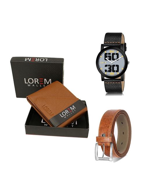 belt, wallet & watch gift combo - 19357447 - Very Small Image - 1