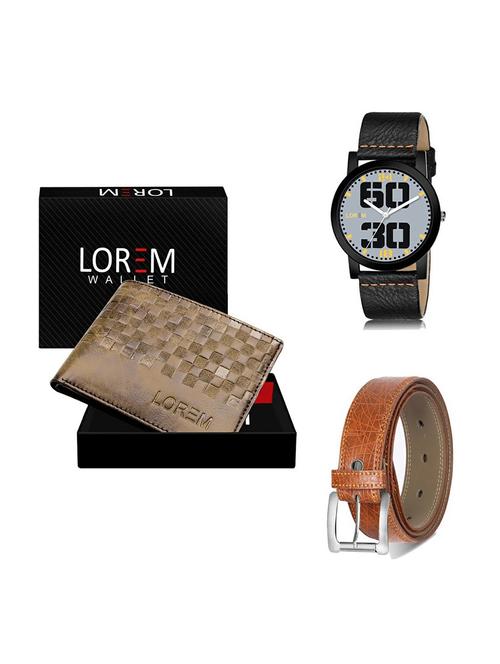 belt, wallet & watch gift combo - 19357481 - Very Small Image - 1