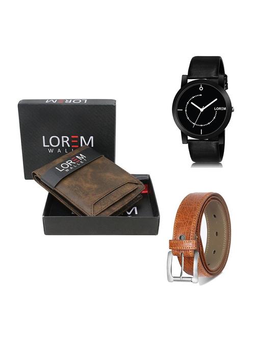 belt, wallet & watch gift combo - 19357540 - Very Small Image - 1