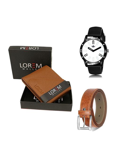 belt, wallet & watch gift combo - 19357807 - Very Small Image - 1