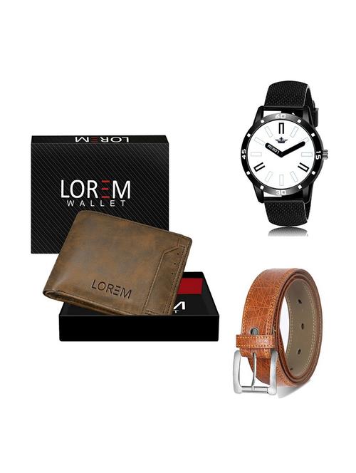 belt, wallet & watch gift combo - 19357829 - Very Small Image - 1