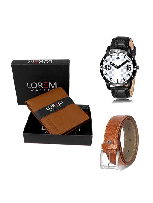 belt, wallet & watch gift combo - 19357853 - Very Small Image - 1