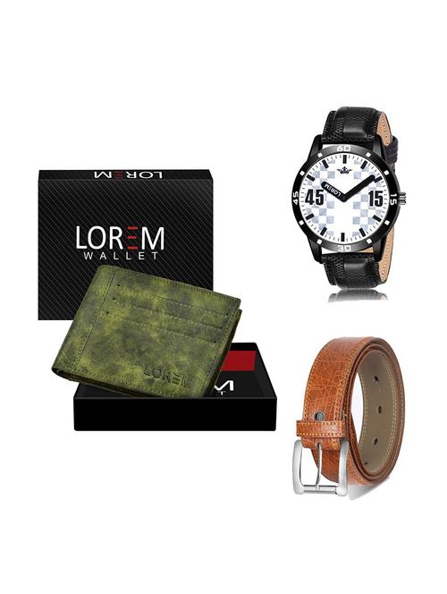 belt, wallet & watch gift combo - 19357867 - Very Small Image - 1