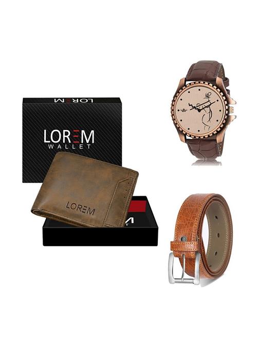 belt, wallet & watch gift combo - 19358189 - Very Small Image - 1