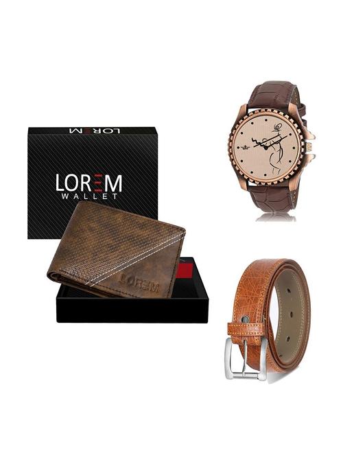 belt, wallet & watch gift combo - 19358197 - Very Small Image - 1